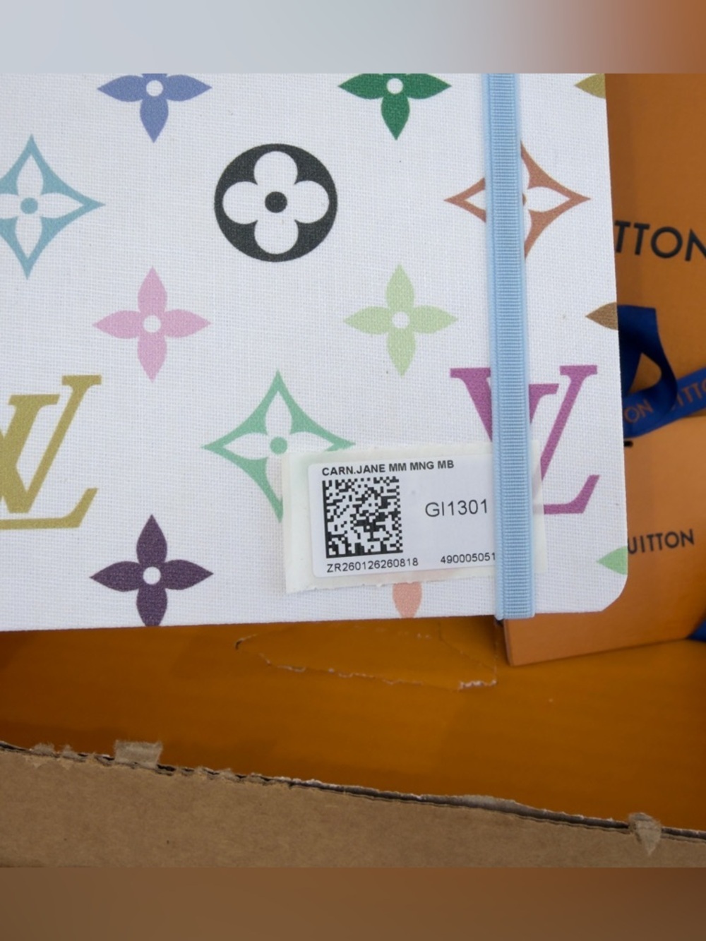 Louis Vuitton Murakami Monogram Multicolor Jane Notebook MM Limited Edition NEW - Picture 10 of 12